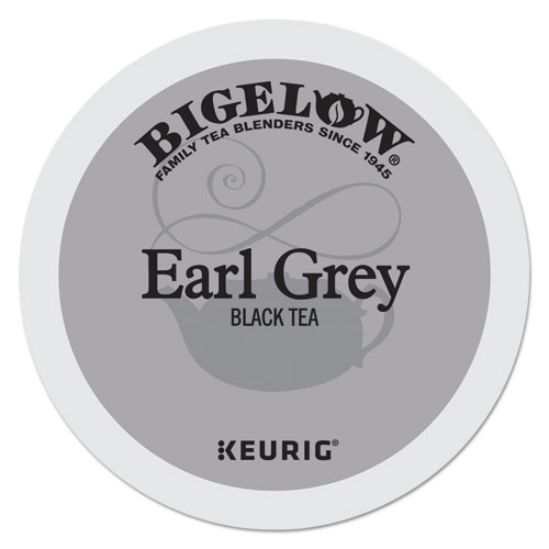 Bigelow® Earl Grey Tea K-Cup Pack, 24/Box, 4 Box/Carton