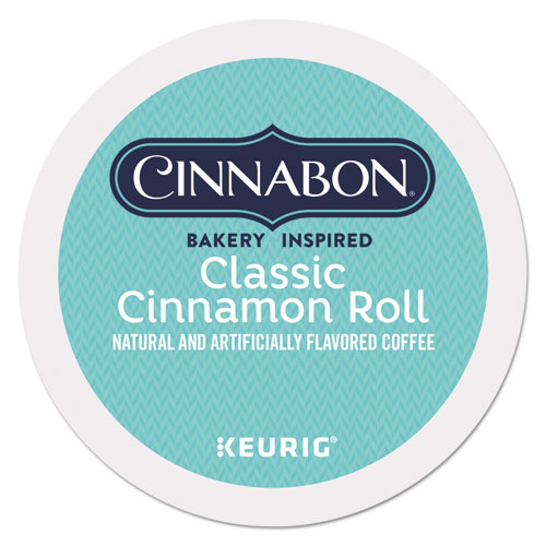 Cinnabon Classic Cinnamon Roll Coffee K-Cups, 24/Box