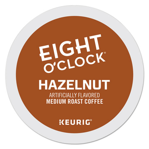 Eight O'Clock Hazelnut Coffee K-Cups, 96/Carton