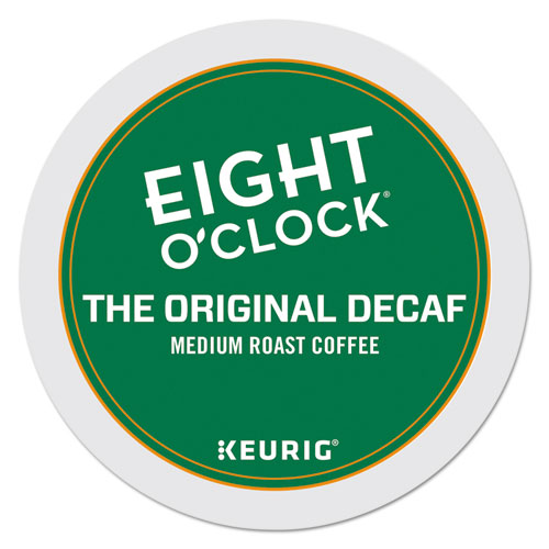Image of Eight O'Clock Original Decaf Coffee K-Cups, 24/Box