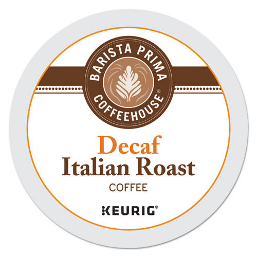 Image of Barista Prima Coffeehouse® Decaf Italian Roast Coffee K-Cups, 24/Box