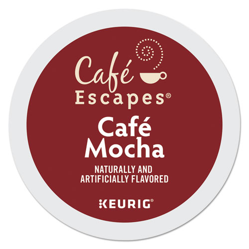 Cafe Escapes Mocha K-Cups, 24/Box