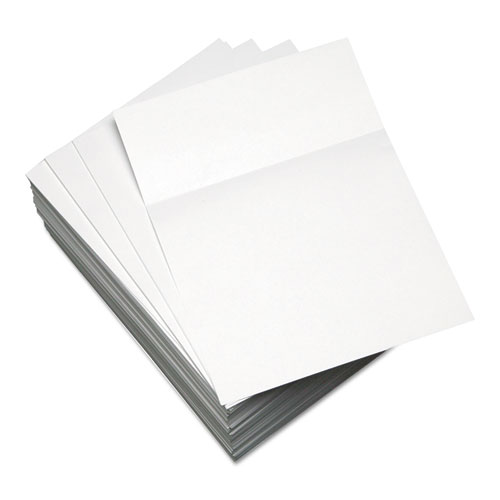 Custom Cut-Sheet Copy Paper, 92 Bright, Micro-Perforated 3.5" from Bottom, 20 lb Bond Weight, 8.5 x 11, White, 500/Ream