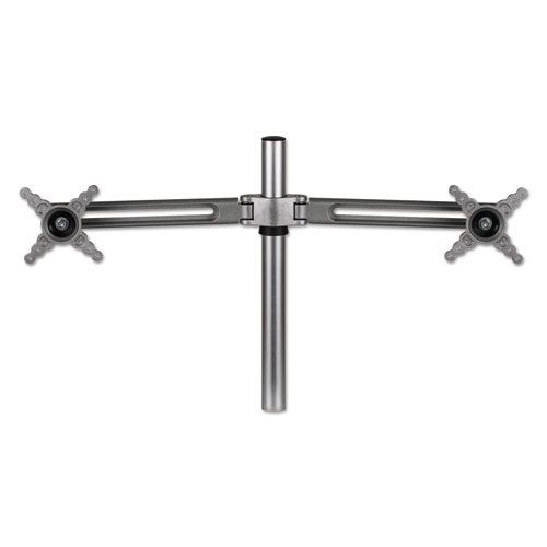 Fellowes® Lotus Dual Monitor Arm Kit, For 26" Monitors, Silver, Supports 13 Lb