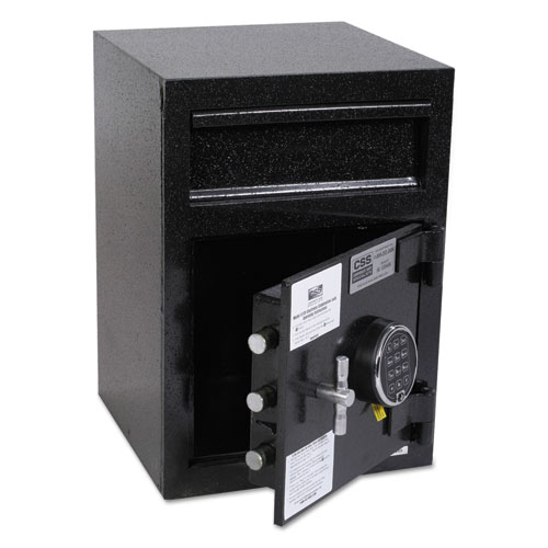 Image of Depository Security Safe, 0.95 cu ft, 14 x 15.5 x 20, Black