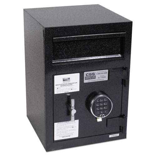 Image of Fireking® Depository Security Safe, 0.95 Cu Ft, 14 X 15.5 X 20, Black