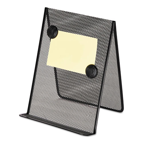 Universal® Metal Mesh Document Holder, 9 x 8 5/8 x 11 3/8, Free Standing, Black