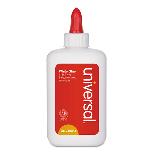 Image of Washable White Glue, 4 oz, Dries Clear