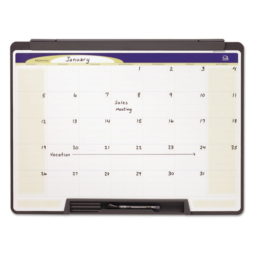 Quartet® Motion Portable Monthly Calendar, Dry Erase, 24 x 18
