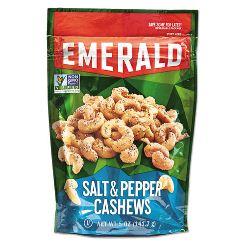 Emerald® Cashew Pieces, 1.25 oz. Tube Package, 12/Box