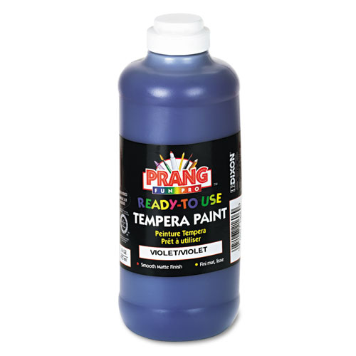 Ready-to-Use Tempera Paint, Violet, 16 oz Dispenser-Cap Bottle