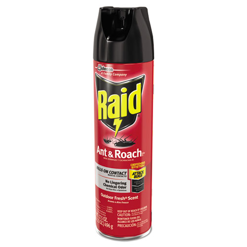 Image of Ant and Roach Killer, 17.5 oz Aerosol Spray, Outdoor Fresh, 12/Carton