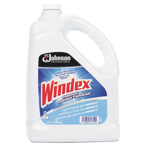 Windex® Powerized Formula Glass & Surface Cleaner, 1gal Bottle
