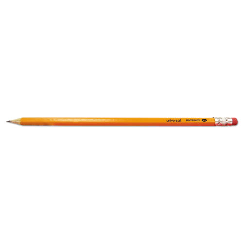 #2 Pre-Sharpened Woodcase Pencil, HB (#2), Black Lead, Yellow Barrel, 72/Pack