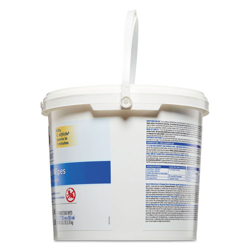 Image of Bleach Germicidal Wipes, 12 x 12, Unscented, 110/Canister, 2/Carton