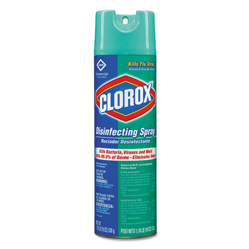 Image of Clorox® Disinfecting Spray, Fresh, 19 Oz Aerosol Spray