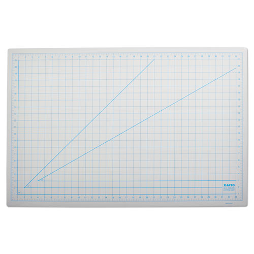 Image of X-Acto® Self-Healing Cutting Mat, Nonslip Bottom, 1" Grid, 24 X 36, Gray