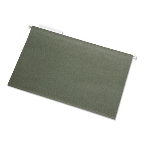 7530013576854 SKILCRAFT Hanging File Folder, Legal Size, 1/3-Cut Tab, Green, 25/Box