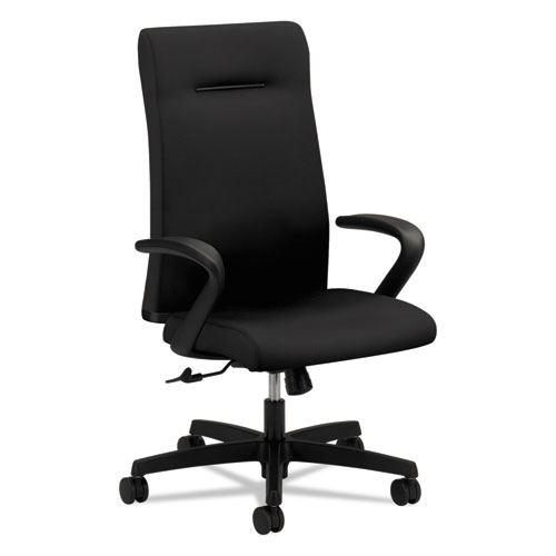 HON® Ignition Series Executive High-Back Chair, Supports Up to 300 lb, 17" to 21" Seat Height, Black