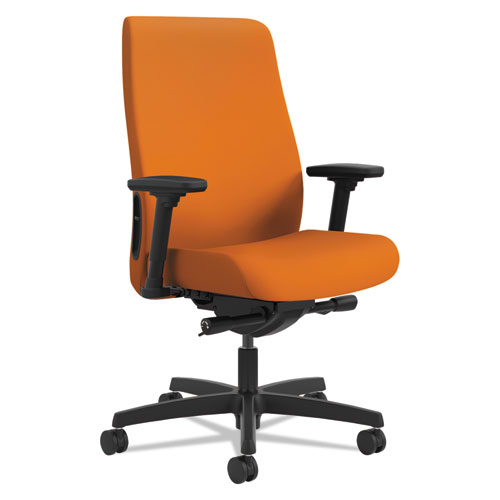 Endorse Upholstered Mid-Back Work Chair, Supports up to 300 lbs., Apricot Seat/Apricot Back, Black Base HONLWU2ACU47