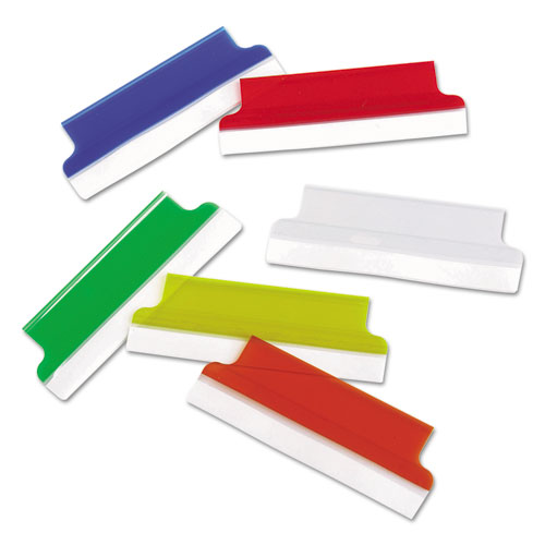 Insertable Index Tabs with Printable Inserts, 1/5-Cut, Assorted Colors, 2" Wide, 25/Pack