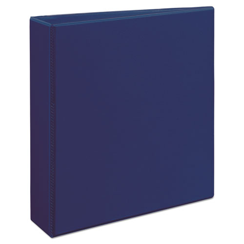 Durable View Binder with DuraHinge and Slant Rings, 3 Rings, 2" Capacity, 11 x 8.5, Blue