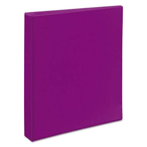 Image of Durable View Binder with DuraHinge and Slant Rings, 3 Rings, 1" Capacity, 11 x 8.5, Purple