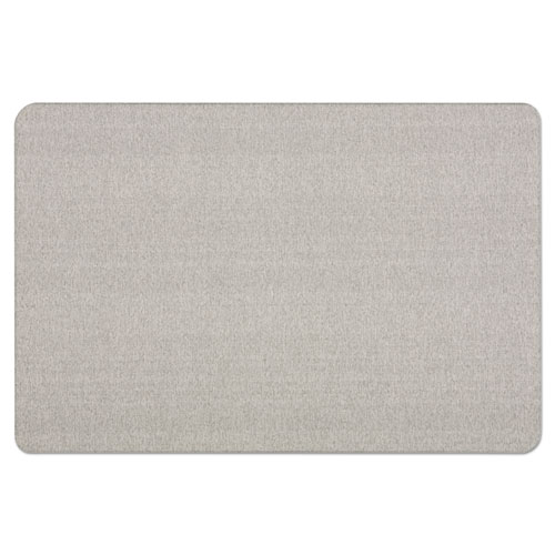 Oval Office Fabric Board, 48 x 36, Gray Surface