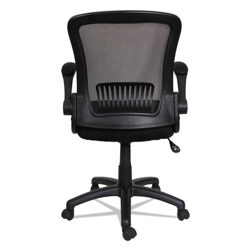 Image of Alera EB-E Series Swivel/Tilt Mid-Back Mesh Chair, Supports Up to 275 lb, 18.11" to 22.04" Seat Height, Black