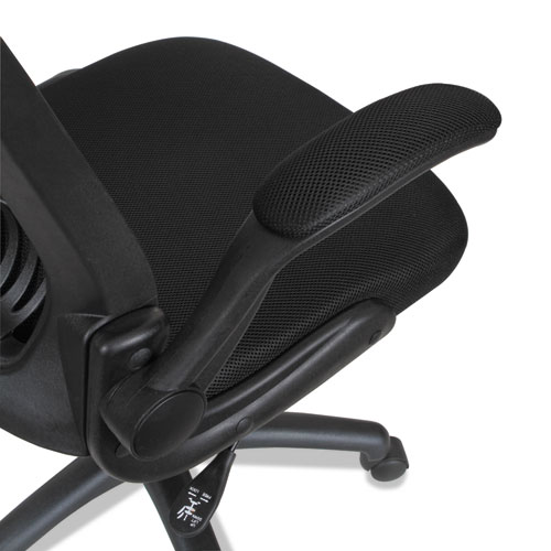 Image of Alera EB-E Series Swivel/Tilt Mid-Back Mesh Chair, Supports Up to 275 lb, 18.11" to 22.04" Seat Height, Black