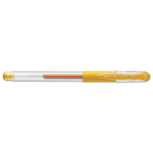 Stick Gel Pen, Micro 0.38mm, Assorted Ink, Clear Barrel, 8/Set