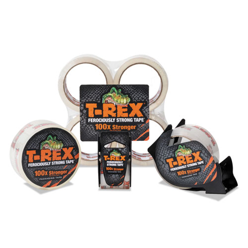 T-REX® Packaging Tape, 1.88" x 35 yds, Crystal Clear