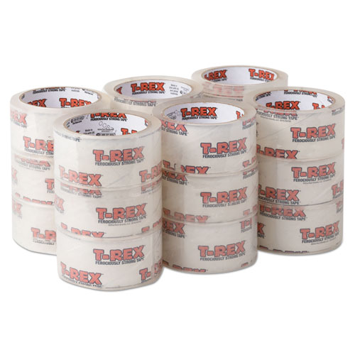 Image of Packaging Tape, 1.88" Core, 1.88" x 35 yds, Crystal Clear, 18/Pack