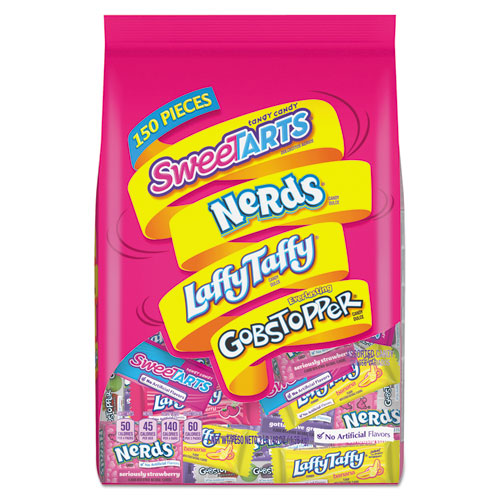 ASSORTED CANDY, INDIVIDUALLY WRAPPED, 3 LB BAG, 6 BAGS/CARTON