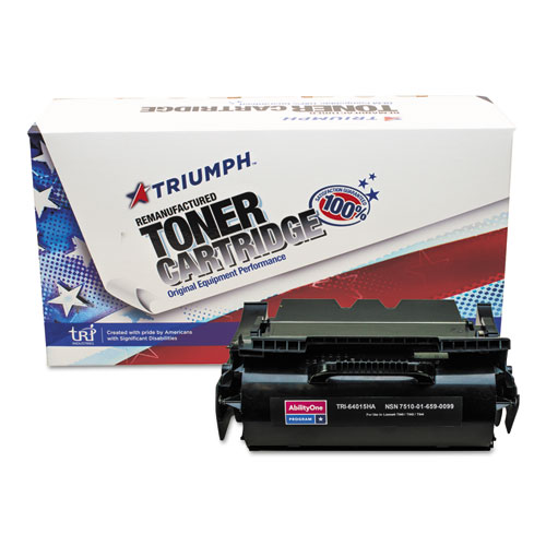 7510016590099 Remanufactured 64015HA High-Yield Toner, 21,000 Page-Yield, Black