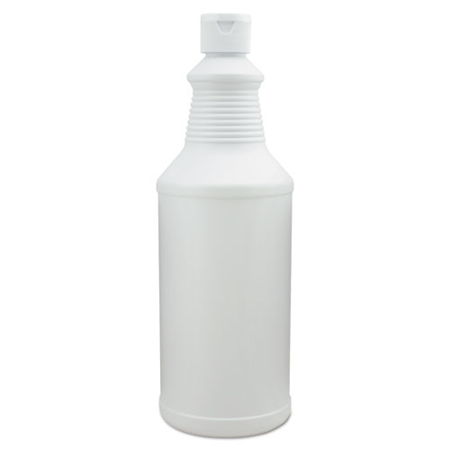 Diversey™ Shockwave Cap Empty Bottle, 32 oz, Clear, 12/Carton