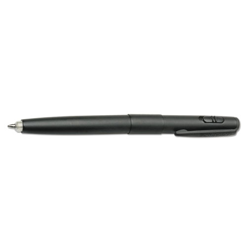 7520016611669 SKILCRAFT Luminator Ballpoint Pen/Flashlight, Red LED, Retractable, Medium 1 mm, Black Ink, Black Barrel