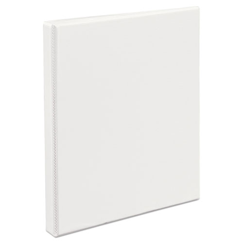 Image of Heavy-Duty Non Stick View Binder with DuraHinge and Slant Rings, 3 Rings, 0.5" Capacity, 11 x 8.5, White, (5234)