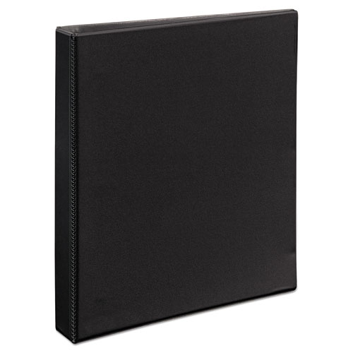 Image of Heavy-Duty Non Stick View Binder with DuraHinge and Slant Rings, 3 Rings, 1" Capacity, 11 x 8.5, Black, (5300)
