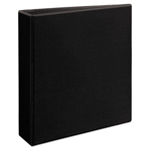 Image of Avery® Heavy-Duty Non Stick View Binder With Durahinge And Slant Rings, 3 Rings, 2" Capacity, 11 X 8.5, Black, (5500)