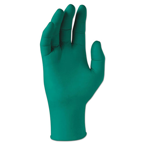 Spring Nitrile Powder-Free Exam Gloves, Green, 250mm Length, Large, 2000/ct
