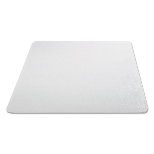 Image of All Day Use Non-Studded Chair Mat for Hard Floors, 46 x 60, Rectangular, Clear