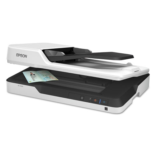 Image of Epson® Workforce Ds-1630 Flatbed Color Document Scanner, 1200 Dpi Optical Resolution, 50-Sheet Duplex Auto Document Feeder