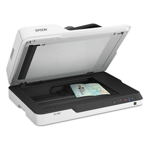 WORKFORCE DS-1630 FLATBED COLOR DOCUMENT SCANNER, 1200 DPI OPTICAL RESOLUTION, 50-SHEET DUPLEX AUTO DOCUMENT FEEDER