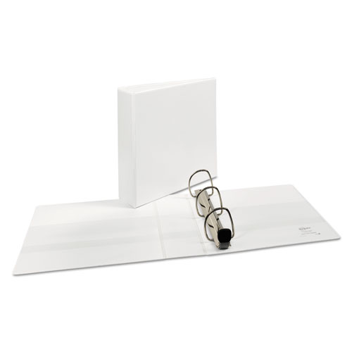 Image of Avery® Heavy-Duty View Binder With Durahinge And Locking One Touch Ezd Rings, 3 Rings, 3" Capacity, 11 X 8.5, White