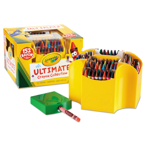 Image of Ultimate Crayon Case, Sharpener Caddy, 152 Colors