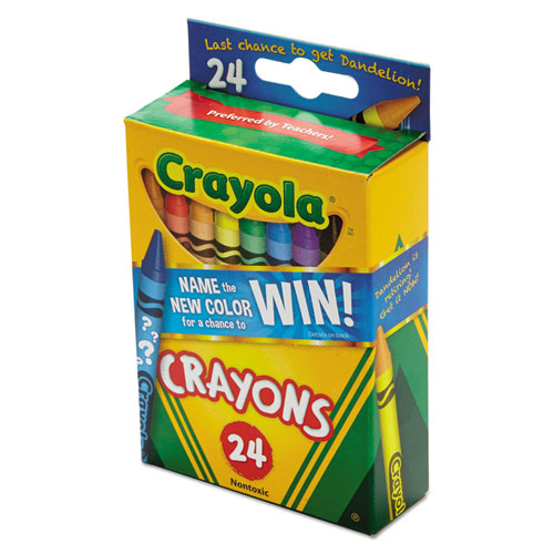 Image of Classic Color Crayons, Peggable Retail Pack, 24 Colors/Pack
