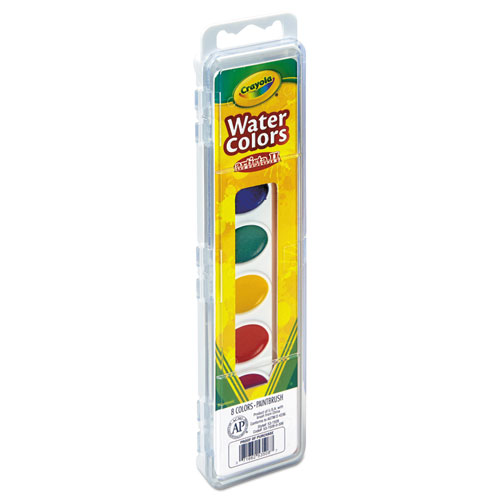 Image of Crayola® Artista Ii 8-Color Watercolor Set, 8 Assorted Colors, Palette Tray