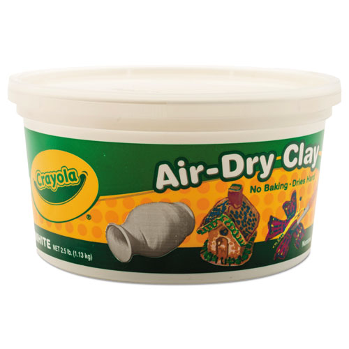 Crayola® Air-Dry Clay, White, 2 1/2 lbs