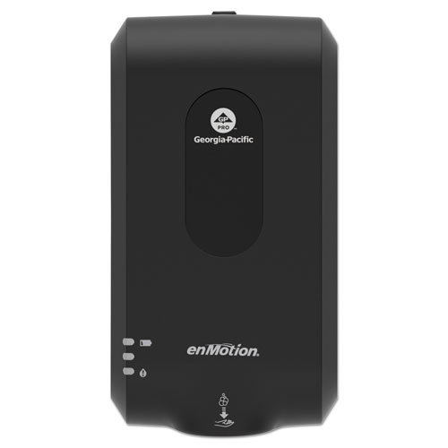 GP enMotion Automated Touchless Soap/Sanitizer Dispenser, 1,200 mL, 4.6 x 7.13 x 14.06, Black